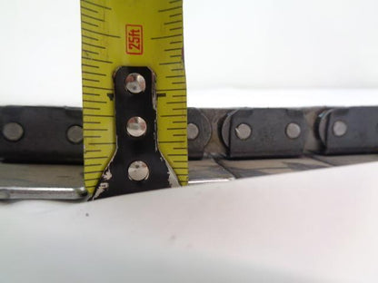 REXNORD 814036313 STRAIGHT RUNNING TABLE TOP CHAIN 10 FEET NEW H2