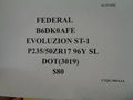 1 FEDERAL EVOLUZION ST-1 P 235 50 17 96Y SL TIRE B6DK0AFE