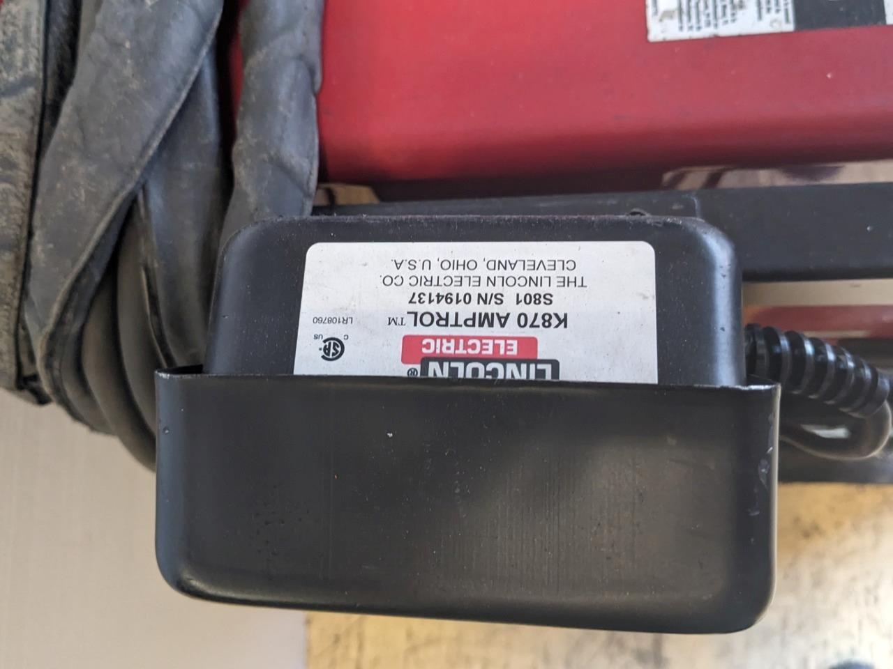 LINCOLN ELECTRIC ASPECT 375 AC/DC READY-PAK WELDING CART K3950-1 BAY3