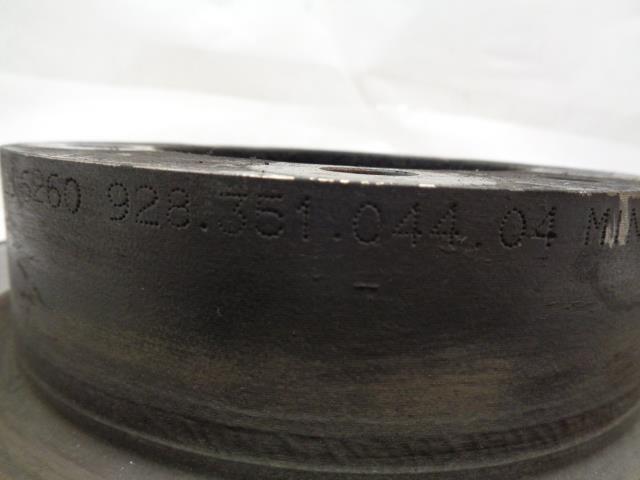 USED GENUINE PORSCHE 928 RIGHT FRONT DIRECTIONAL DISC BRAKE ROTOR 928 351 044 04