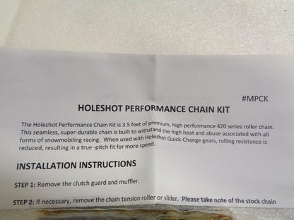 NEW HOLESHOT MIGHTY MINI CHAIN HI-PERFORMANCE CHAIN KIT 30107015 R15T3
