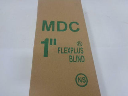 6 NEW MDC 1 IN FLEXPLUS BLIND 23" X 60" ALABASTER BLINDS F-28272 SR