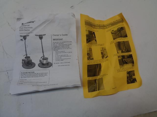 SANITAIRE 17 INCH FLOOR MACHINE SC6010D NEW BSR