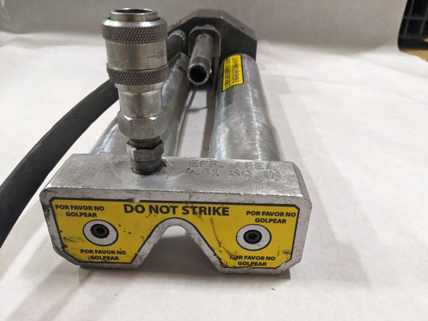 POWER TEAM SPX ELECTRIC HYDRAULIC PUMP PE550 W/ MR571 POST TENSION JACK