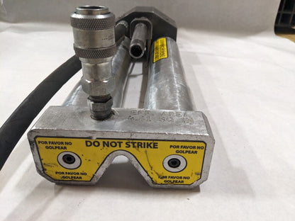 POWER TEAM SPX ELECTRIC HYDRAULIC PUMP PE550 W/ MR571 POST TENSION JACK