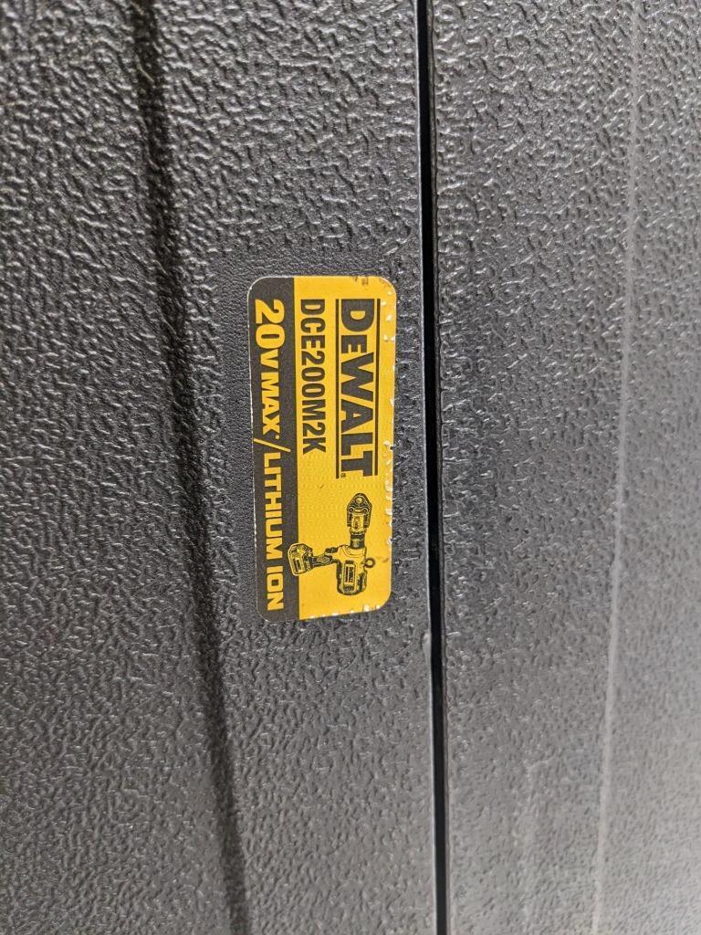 DEWALT DCE200M2K CORDLESS 20V PLUMBING PRESS TOOL KIT NEW #2 BSR35