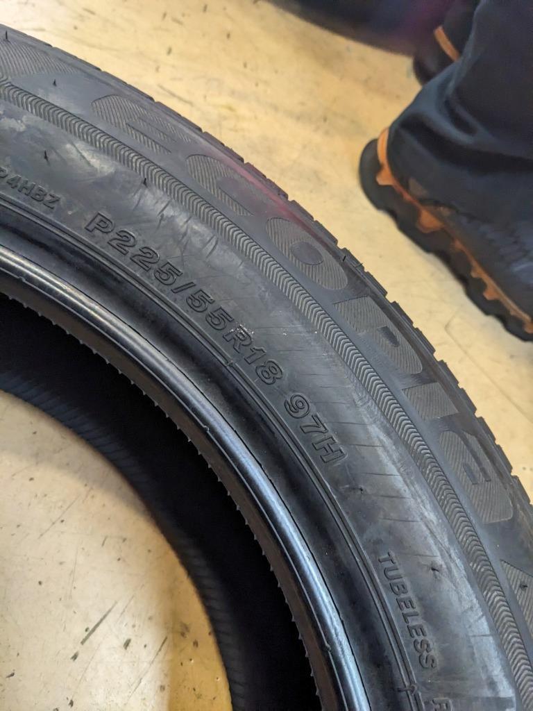 BRIDGESTONE ECOPIA HL 422 PLUS P 225 55 18 97H SL TIRE 009139 CQ2