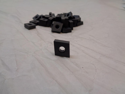 UNBRANDED 50pc DIAMOND CARBIDE .2045" THICK .200" HOLE ID MILLING INSERTS R22T2