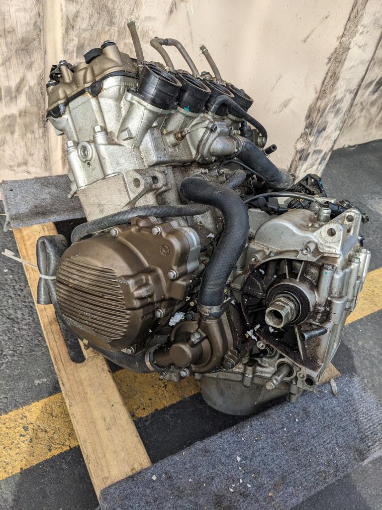 FOR PARTS ONLY KAWASAKI ZX600FEI22955 ENGINE FOR 2008 KAWASAKI ZX600J8F USED B2