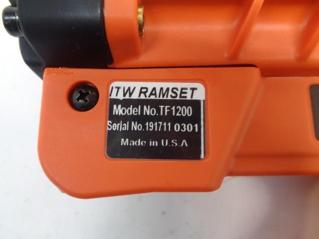 NEW RAMSET 6.0V STRIP LOAD CORDLESS NAILER KIT TF1200 SR