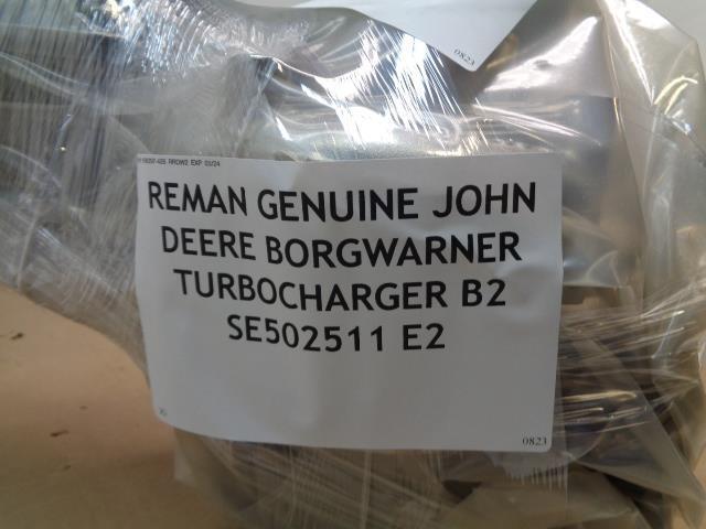 REMAN GENUINE JOHN DEERE BORGWARNER TURBOCHARGER B2 SE502511 E2