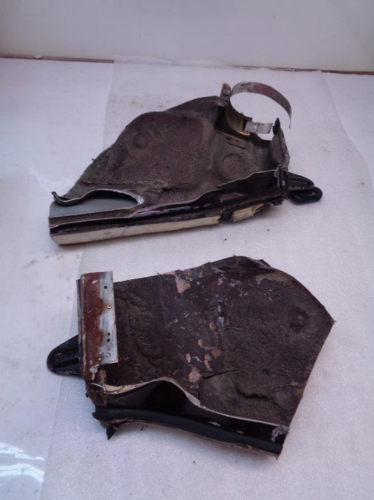 PAIR PORSCHE 911 LATE AIR COOLED CONVERTIBLE TOP MOUNTING ASSEMBLY PIECES R33