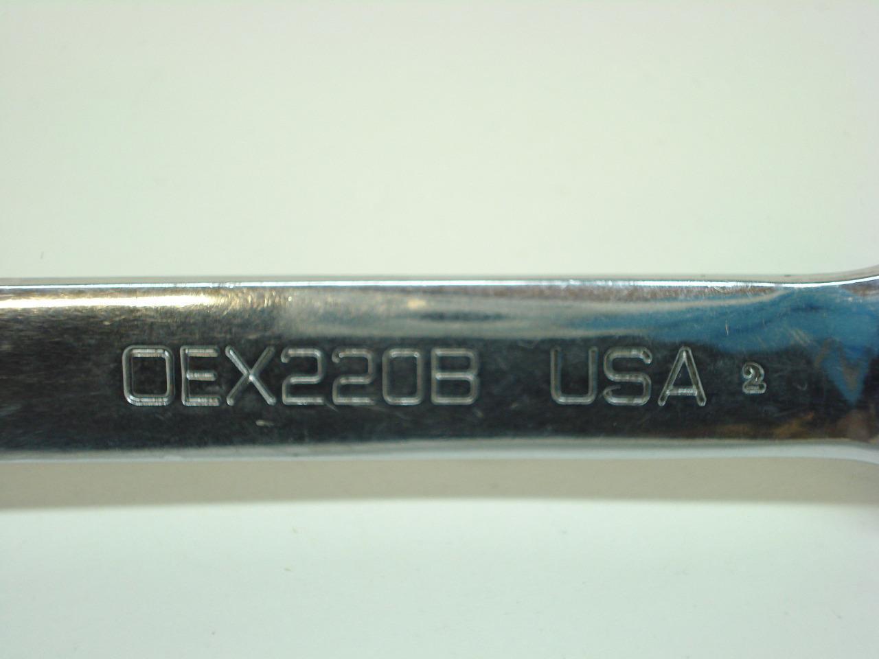 SNAP ON OEX220B 11/16" 12-POINT SHORT COMBINATION WRENCH R22T4