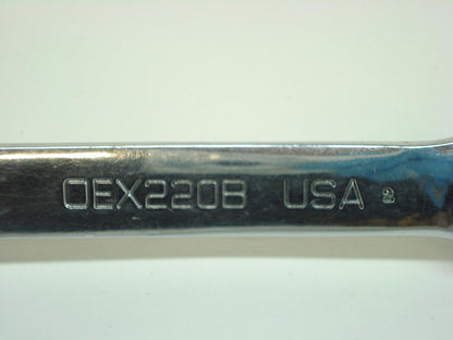 SNAP ON OEX220B 11/16" 12-POINT SHORT COMBINATION WRENCH R22T4