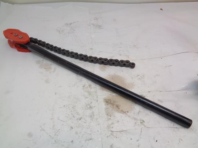RIDGID 3231 DOUBLE-END REVERSIBLE CHAIN TONGS 3/4"-4" PIPE CAPACITY NEW H2