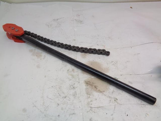 RIDGID 3231 DOUBLE-END REVERSIBLE CHAIN TONGS 3/4"-4" PIPE CAPACITY NEW H2