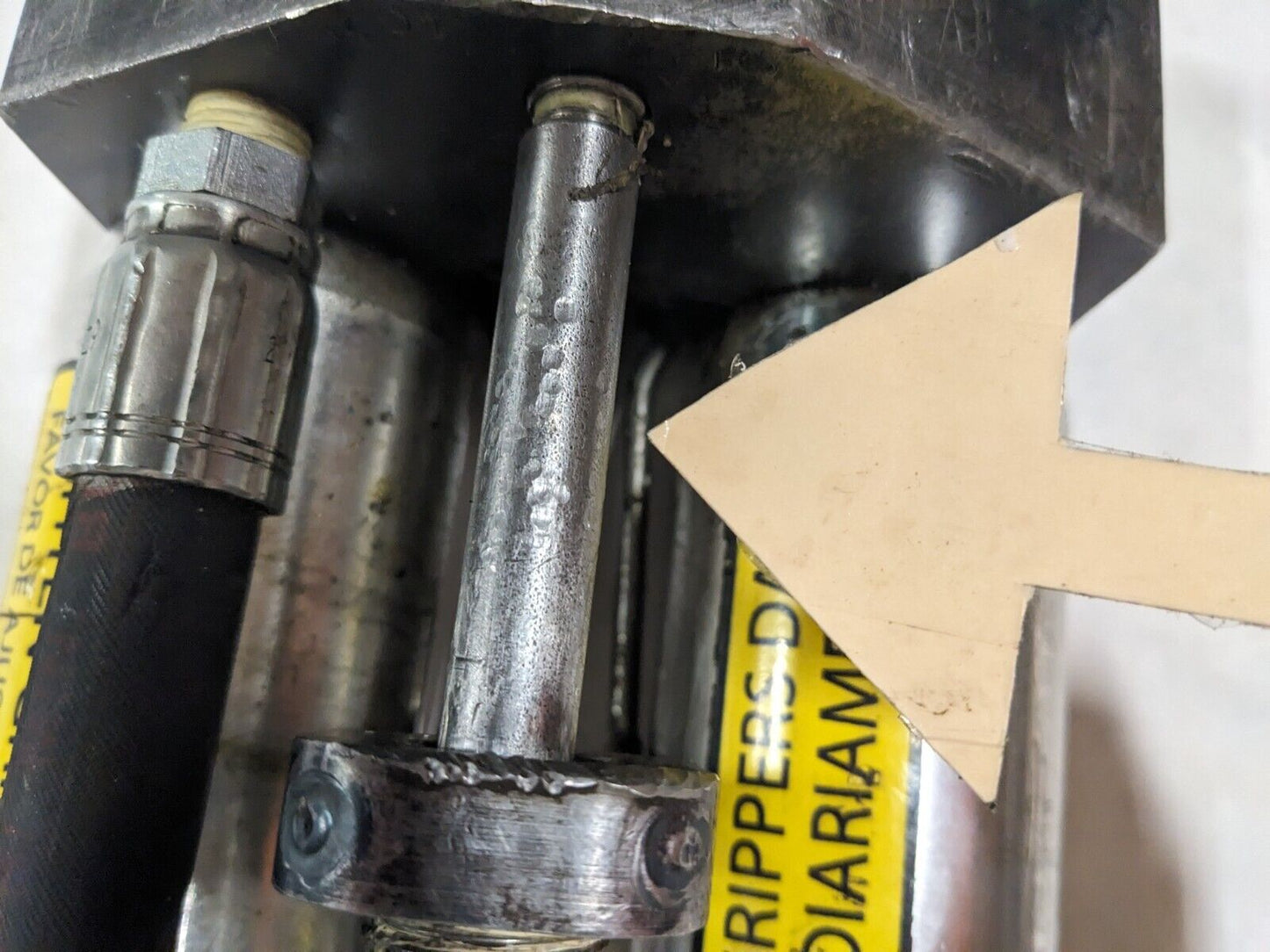 POWER TEAM SPX ELECTRIC HYDRAULIC PUMP PE550 W/ MR571 POST TENSION JACK