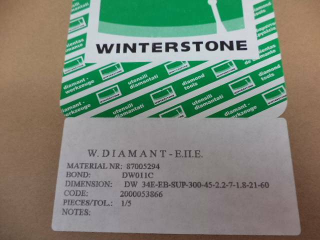 NEW WINTERSTONE 12" DIAMOND SAW BLADE DW011CXXK221 SP1T3