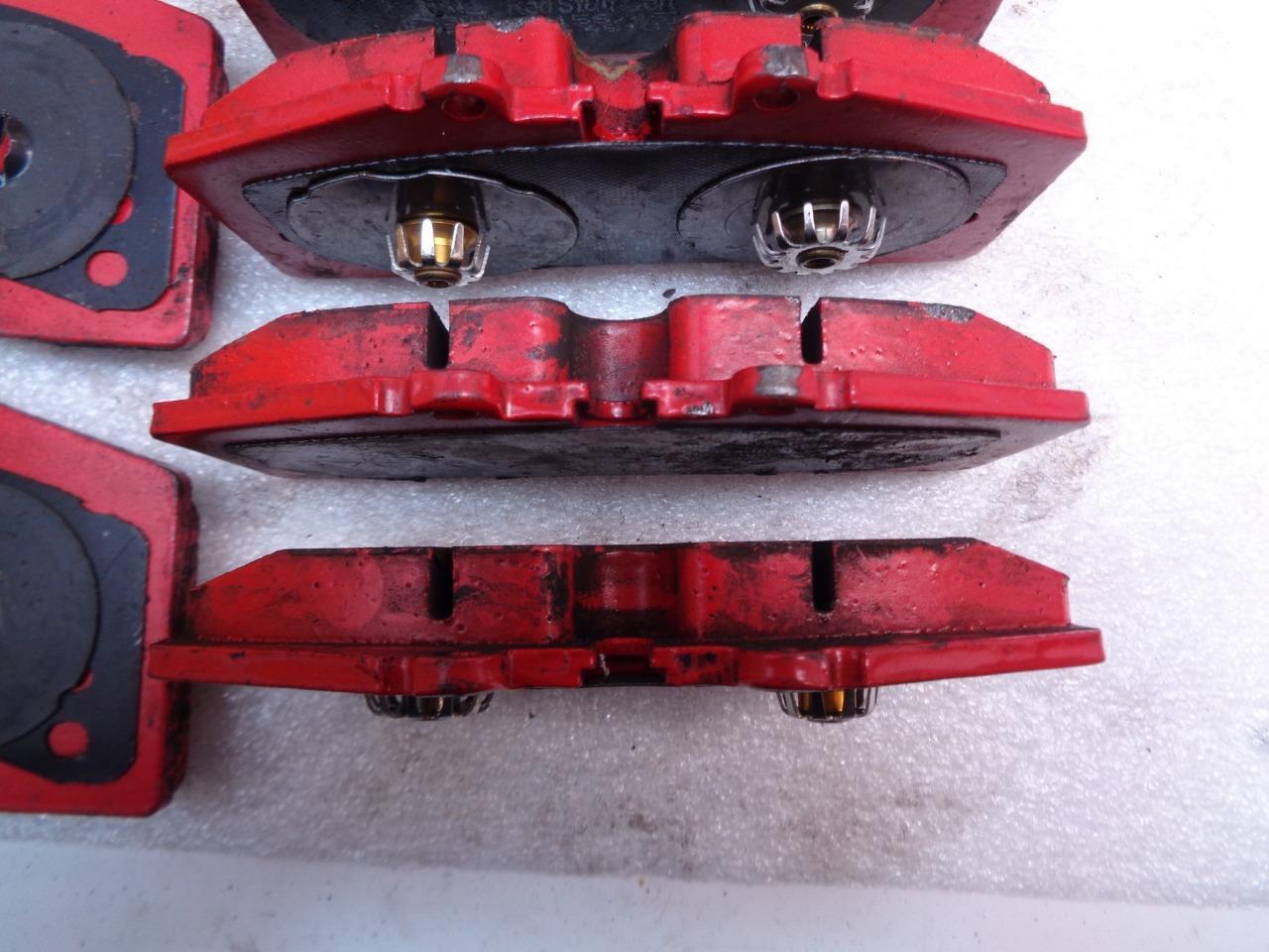 EBC RED STUFF CERAMIC FULL BRAKE PAD 8 PC SET FOR PORSCHE 928 48133767C R24T6