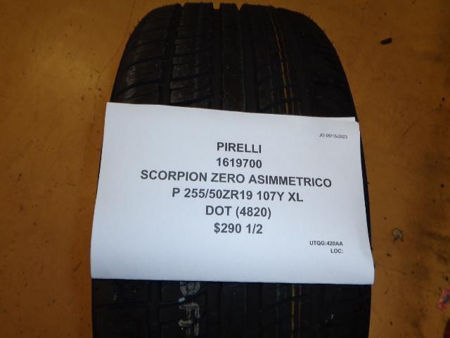 2 PIRELLI SCORPION ZERO ASIMMETRICO 255 50 19 107Y ALL SEASON TIRES 1619700 BQ3