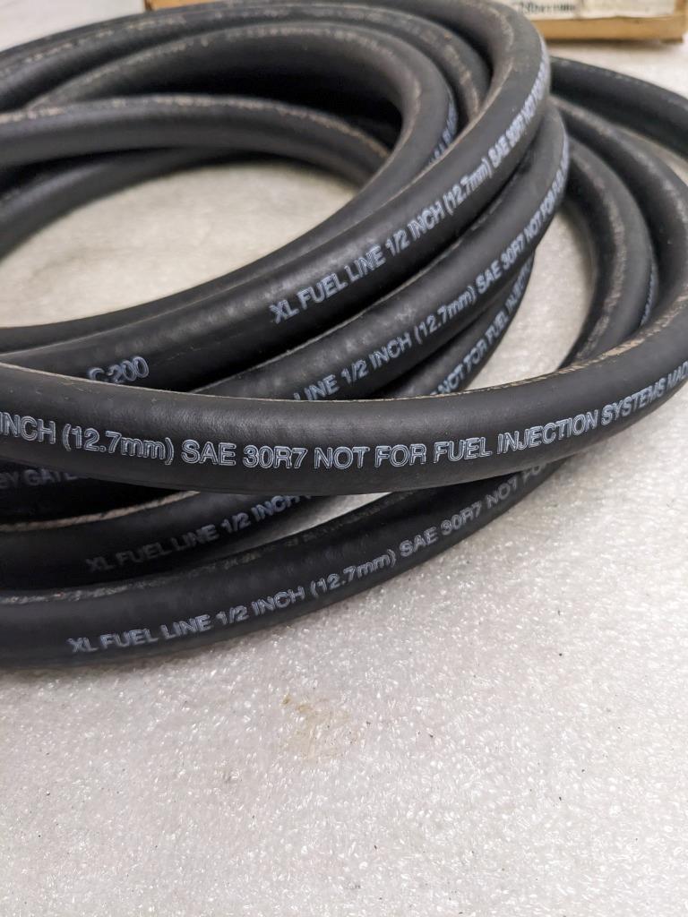 GATES 27006 FUEL HOSE 25' LONG 1/2" ID NITRILE NEW R15