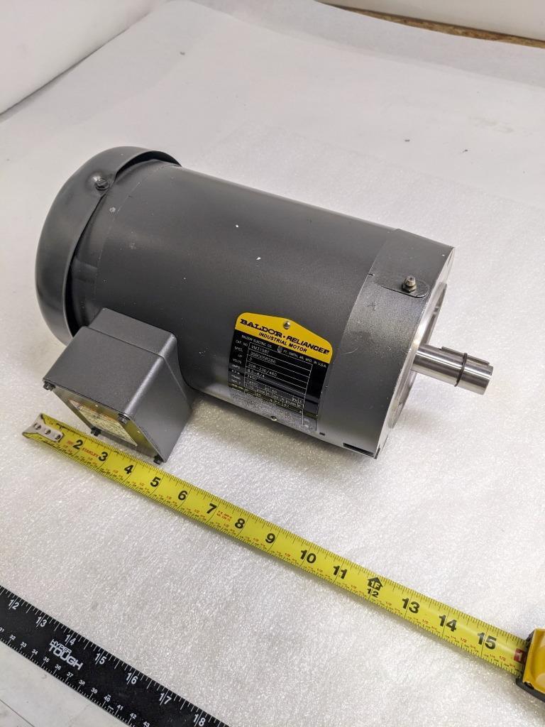 BALDOR ELECTRIC VM3158T MOTOR 3HP 3450RPM 208-230/460VAC 3PH 60HZ NEW R8
