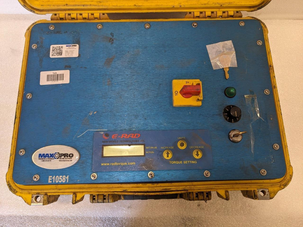 ERAD ERAD BLU 2000 COMP ELECTRIC TORQUE WRENCH CONTROL BOX DAMAGED R29