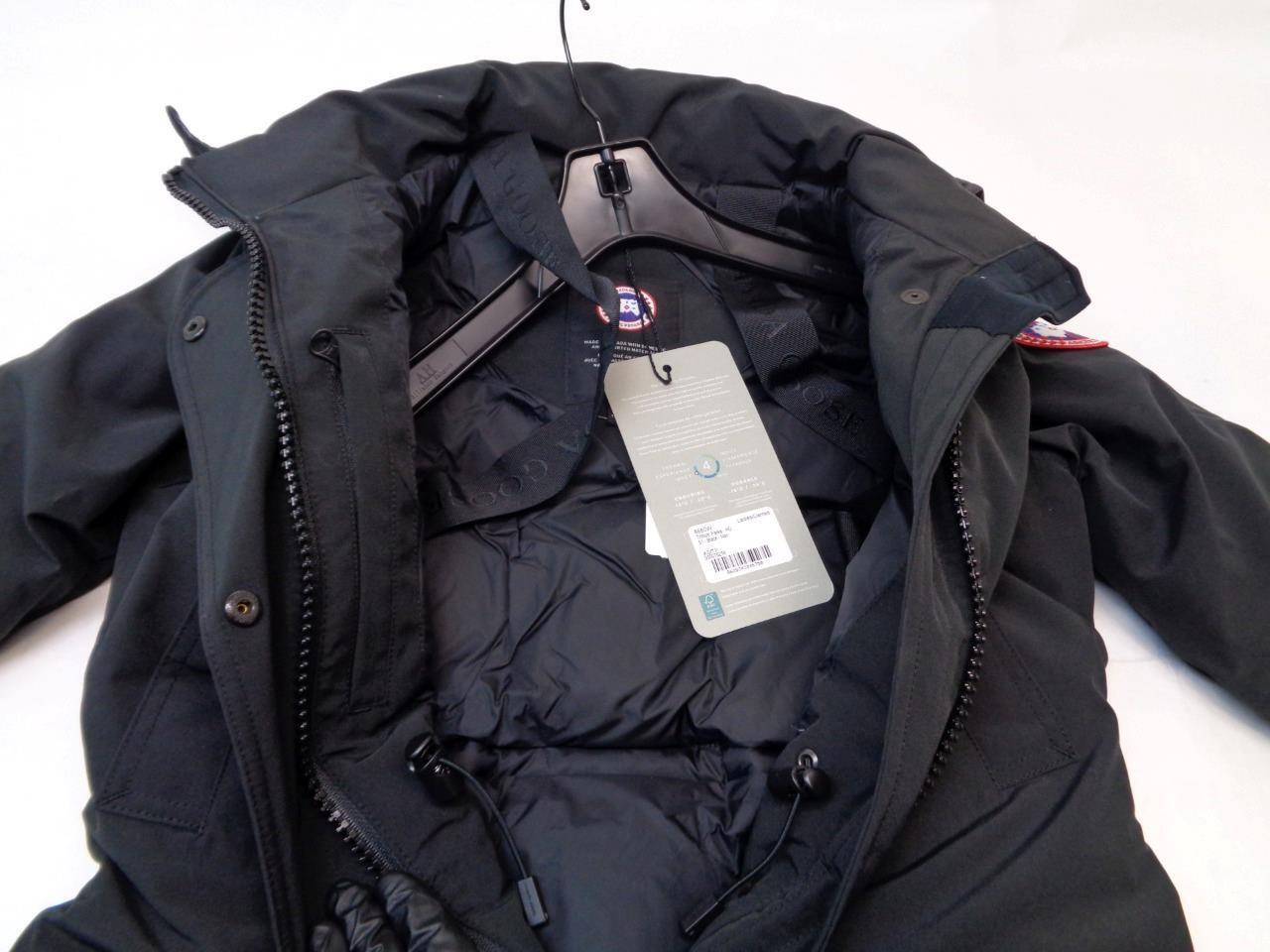 CANADA GOOSE WOMEN'S SIZE XS/TP BLACK TRILLIUM PARKA JACKET 6660W SR