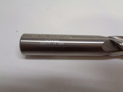 NEW METAL REMOVAL 4 FLUTE CARBIDE END MILL 1/2 X 1 X 3 308376 J4 USA EMCBS