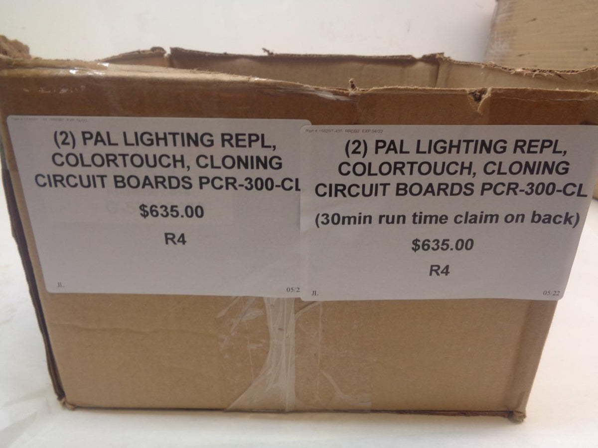1 USED PAL LIGHTING REPL COLORTOUCH CLONING CIRCUIT BOARD PCR-300-CL R4