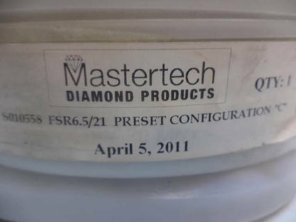 MASTERTECH 21T 6 1/2" DIAMETER 1 1/2" BORE SHELL MILL CUTTER S010558 SP2T2