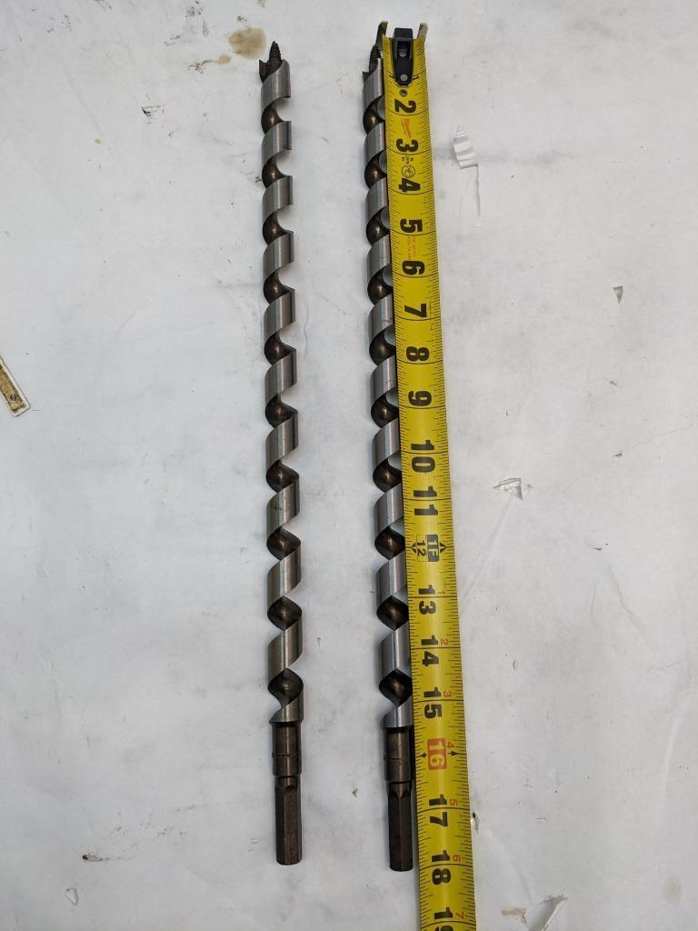 2 GREENLEE NAIL EATER DRILL BITS 66PT-3/4 18 INCHES 457MM 3/4 19MM NEW D0