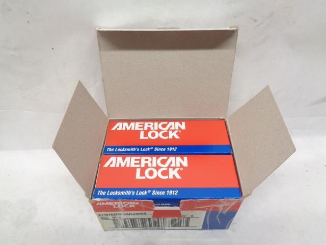 NEW AMERICAN LOCK ORANGE ALUMINUM PADLOCK 6PCS A1107KAORJ HH4 KEY R27