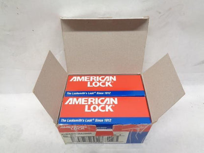 NEW AMERICAN LOCK ORANGE ALUMINUM PADLOCK 6PCS A1107KAORJ HH4 KEY R27
