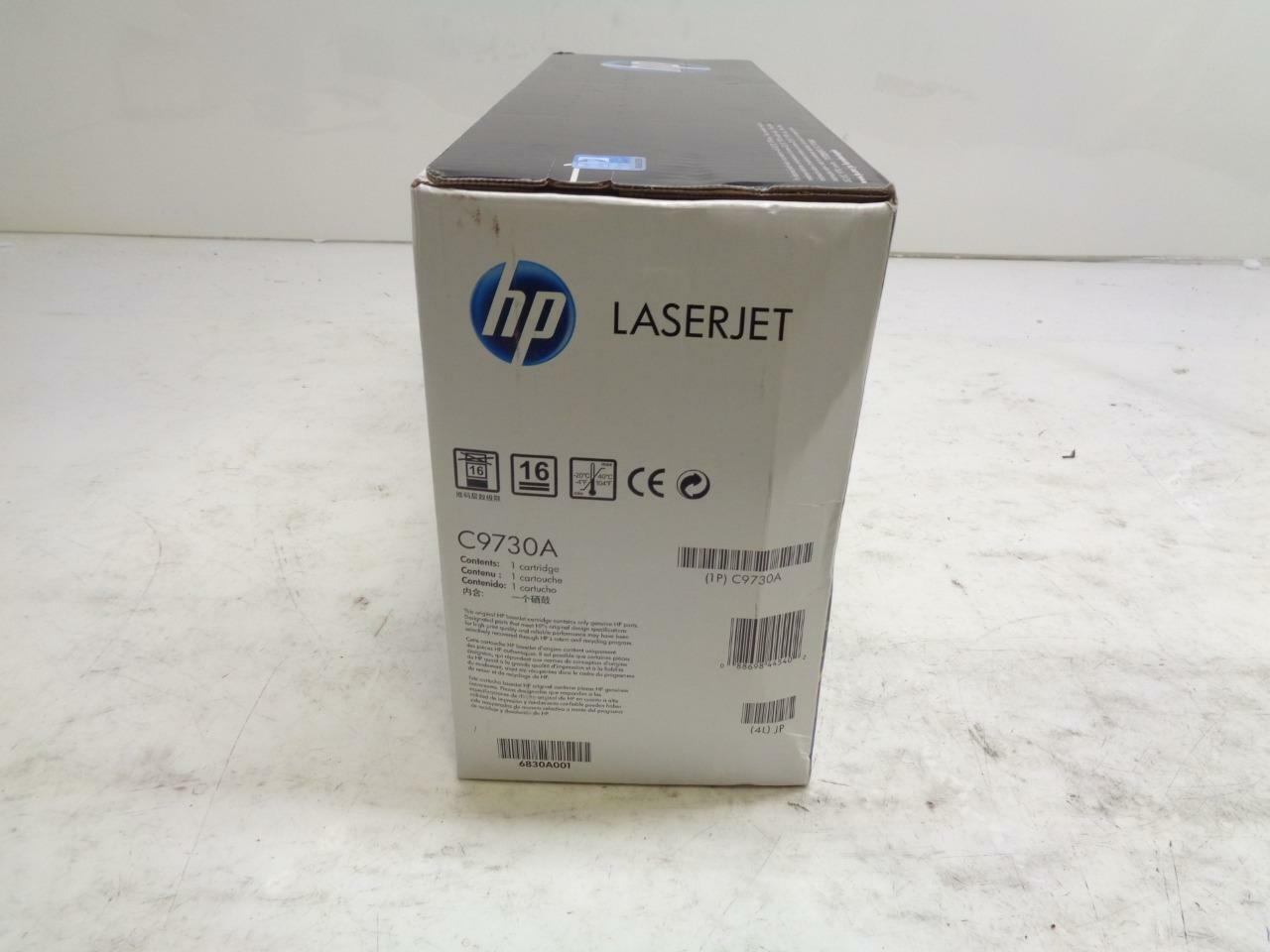 1 NEW HP 645A BLACK TONER CARTRIDGE C9730A FOR COLOR JET 5500 5550 SR