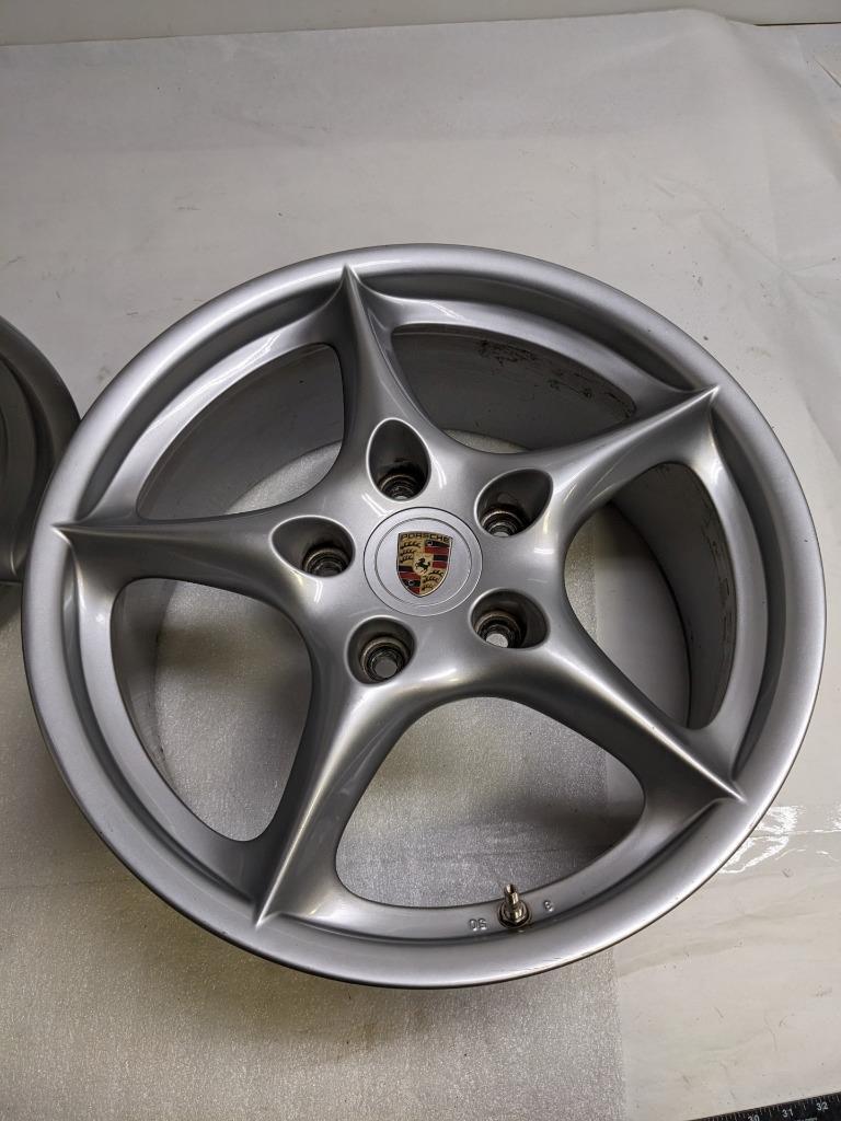PORSCHE 99636214003, 99636213603 STAGGERED WHEEL FULL SET FOR 85-12 911 USED SR