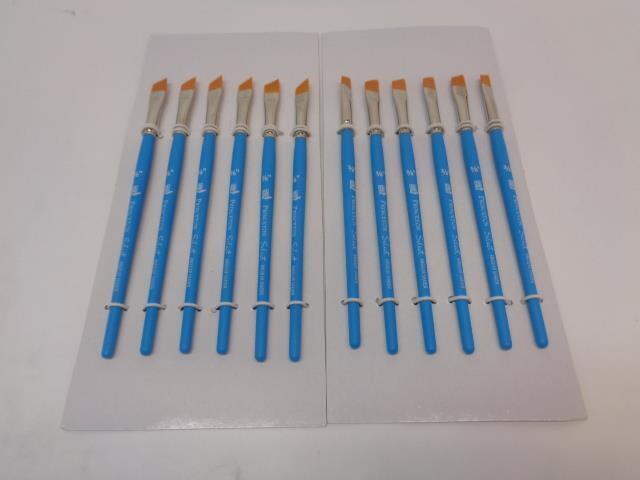 NEW PRINCETON SHORT HANDLE 3750 3/4 INCH OVAL WASH 12 PACK 3750AS R28