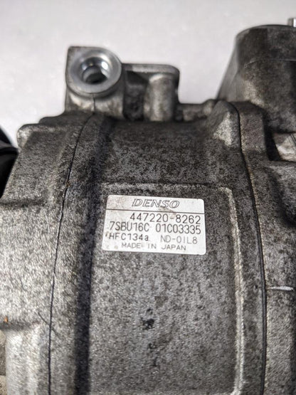 PORSCHE 911 996 BOXSTER DENSO A/C COMPRESSOR W/PIPE 99612601152 USED 996B.G.L.