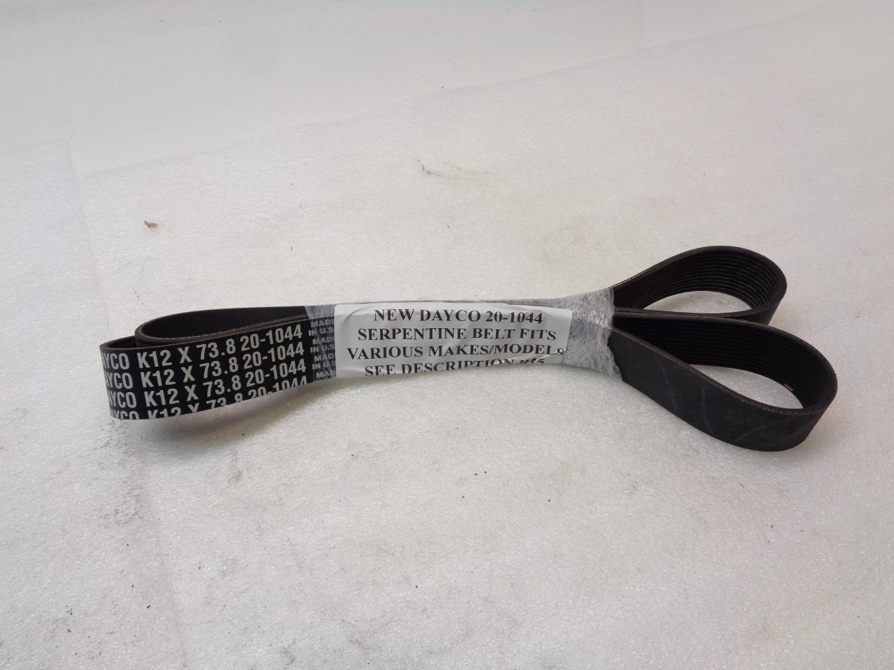 NEW DAYCO 20-1044 SERPENTINE BELT FITS VARIOUS MAKES/MODELS SEE DESCRIPTION R15