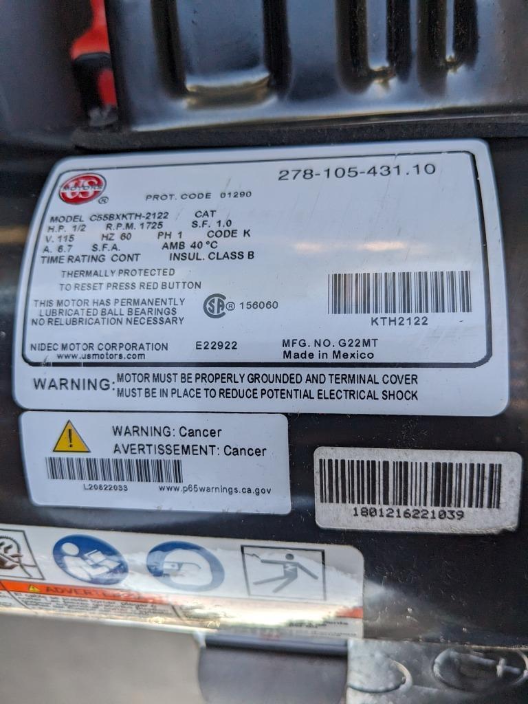 RIDGID K-750 DRUM DRAIN CLEANING MACHINE KIT 115V 200FT 200RPM 3/4"X100' NEW B2