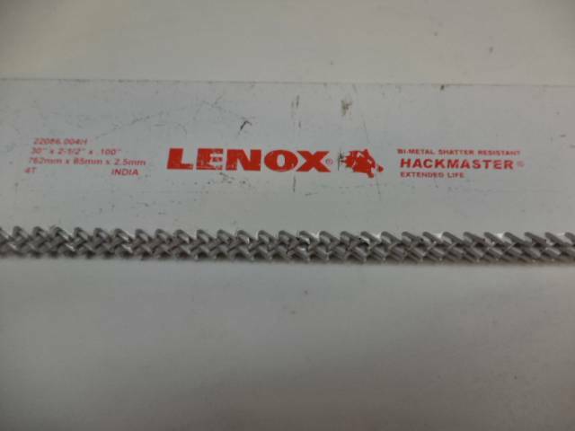 NEW PACK OF SIX LENOX HACKMASTER 30" x 2 1/2 x .100" SAW BLADES 22086-004H SP2