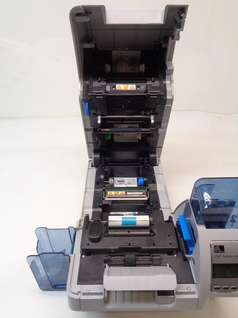 ZEBRA ZXP SERIES 8 DOUBLE-SIDED CARD PRINTER Z82-000C0000US00 (PRINTER ONLY) R33
