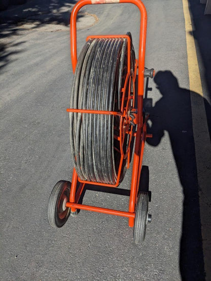 GENERAL PIPE CLEANERS 117830 GEN-EYE POD 200FT PIPE CAMERA & REEL ONLY USED B2