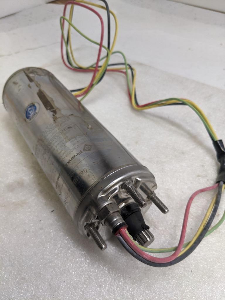 FRANKLIN ELECTRIC 2345229404 SUBMERSIBLE WELL MOTOR 3-WIRE 460V 3/4HP 3PH NEW H2