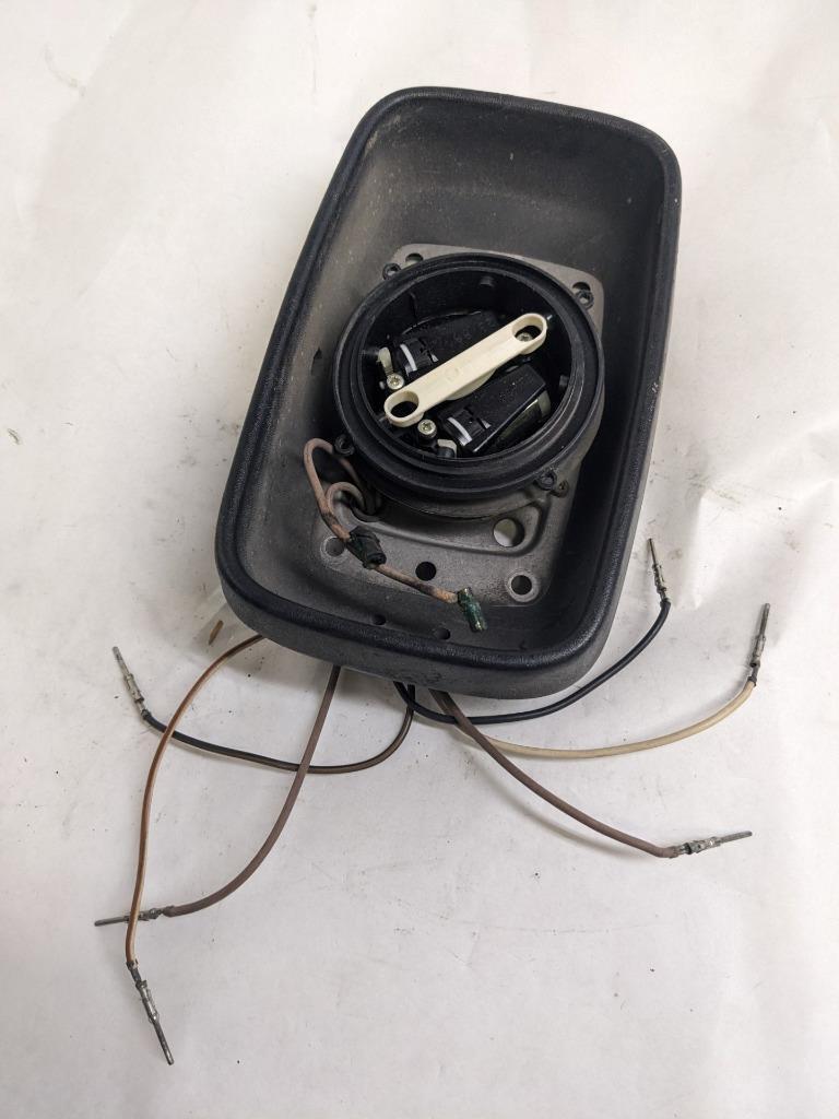 PORSCHE 944 INCOMPLETE EXTERIOR DOOR SIDE MIRROR FRAME 94473104101 #3 USED R25