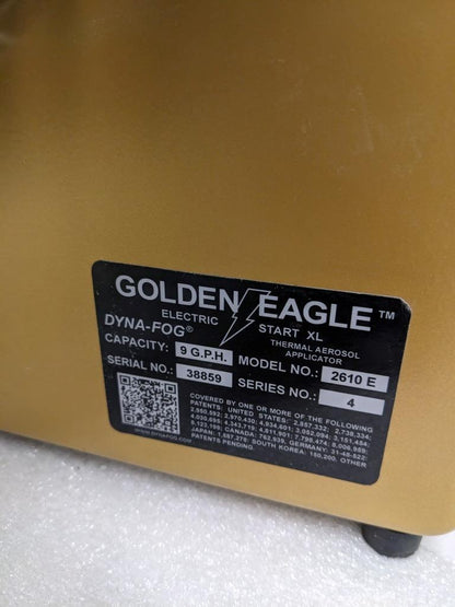 CURTIS DYNA-FOG 58500 GOLDEN EAGLE 2610 THERMAL FOGGER MISSING COMPONENT USED B2