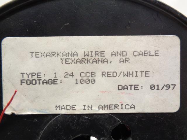 TEXARKANA 24 CCB CROSS CONNECT WIRE RED/WHITE 1000FT SPOOL R27