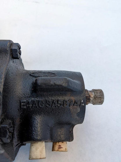 USED GENUINE FORD STEERING GEAR BOX E4AC3A587A R14