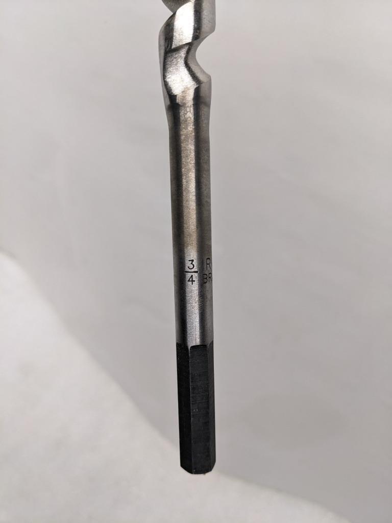 IRWIN 47412 SPEEDBOR SHIP AUGER BIT WITH AUGER FILE 3/4" X 17" 3-PACK NEW R22T7