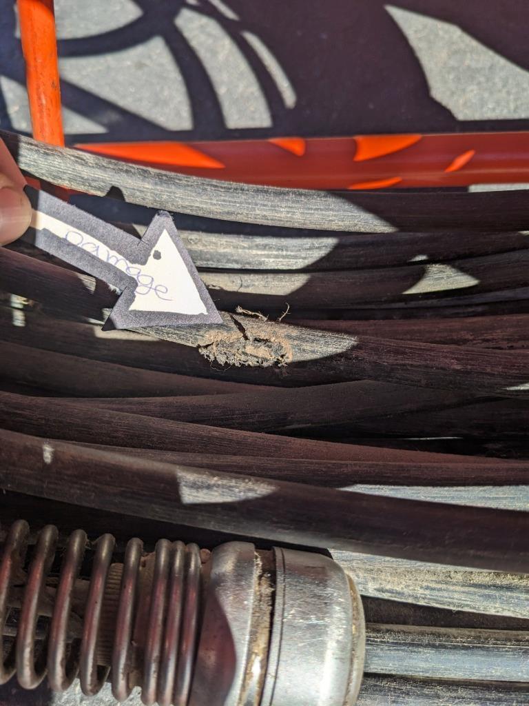 GENERAL PIPE CLEANERS 117830 GEN-EYE POD 200FT PIPE CAMERA & REEL ONLY USED B2